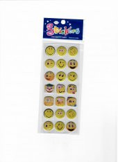 Stickers Gülen Yüz Emoji - 6