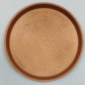 Dubai Center Altın Sarı-Bronz Servis Tepsi Pm-57 - 2