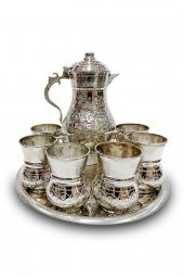 El Yapımı Bakır Sürahi Takımı - 1