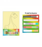 Dinozorlar TB-003 16,5x23 cm Tuz Boyama Seti (8 Adet), Eğitici Oyun, Kum Boyama Seti - 3