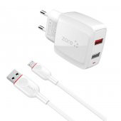 Casper VIA F1 Zore Vest Micro 2 in 1 2.4A Hızlı Şarj Seti - 1