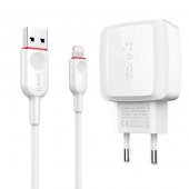 iPhone 7 Vest V2 Lightning 2 in 1 2.4A Hızlı Şarj Seti - 1
