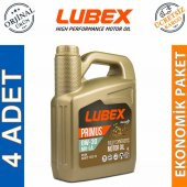 Lubex Primus MV-LA 0W-30 4 Lt Tam Sentetik Motor Yağı (4 Adet) - 1