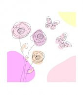 Çizgiler Bulaşık Makinesi Sticker - 1