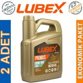 Lubex Primus MV 10W-60 4 Lt Tam Sentetik Motor Yağı (2 Adet) - 1