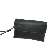 Sade Siyah Renk Erkek Deri El Çantası - 1