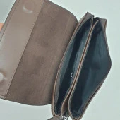 Sade Kahve Renk Erkek Deri El Çantası - 3