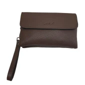 Sade Kahve Renk Erkek Deri El Çantası - 6