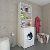 STAR ÇAMAŞIR MAKİNESİ DOLABI BANYO DOLABI ÇOK AMAÇLI DOLAP SIFIR ÜRÜN - 1