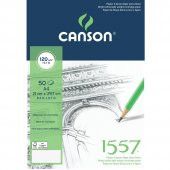 Canson 1557 Eskiz Defteri 120 gr. Üstten Spiralli A4 40 Sayfa - 1