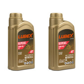 Lubex Rapidus FS 10W-40 1 Lt 4 Zamanlı Motosiklet Yağı (2 Adet) - 1