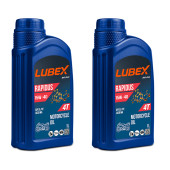 Lubex Rapidus 15W-40 1 Lt 4 Zamanlı Motosiklet Yağı (2 Adet) - 1