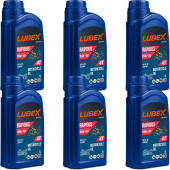 Lubex Rapidus 15W-40 1 Lt 4 Zamanlı Motosiklet Yağı (6 Adet) - 1