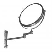 Tema Marka Mafsallı Büyüteçli Makyaj Aynası Paslanmaz Krom - 1