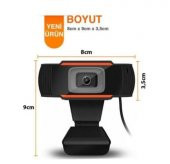 ACL 720P Webcam Mikrafonlu Hd Tak Çalıştır Online Eğitim Web Kamerası - 2