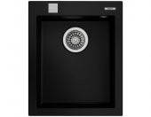 TEKA FORSQUARE 34x40 TEZGAH ÜSTÜ GRANİT EVYE SİYAH - 1