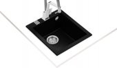 TEKA FORSQUARE 34x40 TEZGAH ÜSTÜ GRANİT EVYE SİYAH - 2