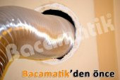 Bacamatik Baca Klapesi Folyo Bant ve Aspiratör Borusu Set - 8