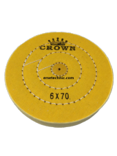 Crown 6x60 Sarı ve Beyaz Dikişli Bez Fırçalar - 4