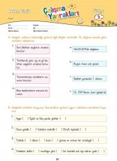 Karaca Eğitim Yayınları 3. Sınıf Türkçe Etkinlikli Soru Bankası Çalışma Yaprakları - 8