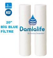 Big Blue 20 Jumbo Boy 1 Micron Sediment Elyaf Spun Filtre - 3