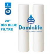 Big Blue 20 Jumbo Boy 1 Micron Sediment Elyaf Spun Filtre - 1