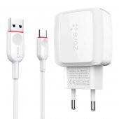 Alcatel 3x 2019 Vest Serisi V2 Type-C 2 in 1 2.4A Hızlı Şarj Seti thumbnail 1