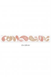 Kiremit Paisley Duvar Stickerı - 2