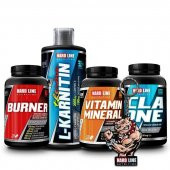 Hardline Thermo L-Karnitin + Hardline Burner + Hardline Vitamin Mineral + Hardline CLA One Kombinasyonu - 1
