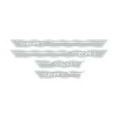 Seat Gümüş Kapı Eşiği, Kapı Karşılama 4lü Set - 2