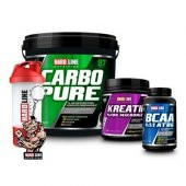 Hardline Laktozsuz Kilo Hacim Hardline Carbopure 4000 gr + Kreatin 300 gr + BCAA 4:1:1 Atb6 Kombinasyonu (HIZLI KARGO) - 1