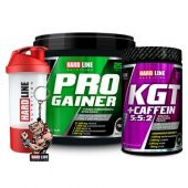 Hardline Kilo Hacim 3 Hardline Progainer 5000 Gr + Hardline KGT + CAFFEIN 5:5:2 1000 Gr Kombinasyonu - 1