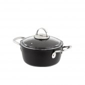 Nehir Titanium Siyah 20 Cm Derin Tencere - 1