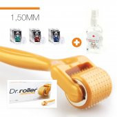 DR. ROLLER 192 İĞNE 1,50MM TİTANYUM İĞNE DERMAROLLER 3 ADET MONDSUB GÖZ ALTI VE ÇEVRESİ BAKIM MASKESİ - 1