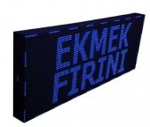 YAKOLED 80X160 CM WİFİ LED TABELA MAVİ KAYAN YAZI TABELA - 3
