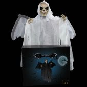 Halloween Kanat Çırpan Kurukafa Beyaz - 2