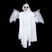 Halloween Kanat Çırpan Kurukafa Beyaz - 3