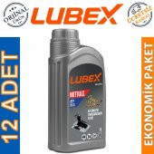 Lubex Mitras ATF DX II 1 Lt Otomatik Şanzıman Yağı (12 Adet) - 1