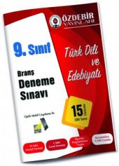 Özdebir 9.Sınıf Türk Dili Edebiyatı Branş Deneme - 1
