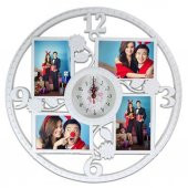 Gökkuşağı Saatli Çoklu Fotoğraf Çerçevesi - 1