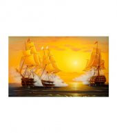 Bad Sea 5 Parça Kanvas Tablo 135X85 Cm - 5