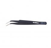 WellHise ST-15 AntiStatik Eğri Uç Tweezers Cımbız - 1