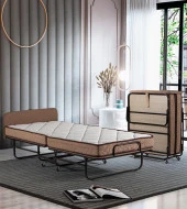 Niron Supreme Tek Kişilik Lüks Katlanır Yatak ve Karyola | 90x200 - 1