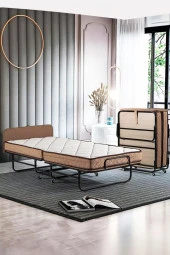 Supreme - Tek Kişilik Katlanabilir Misafir Yatağı - Lüks Katlanır Yatak - 2