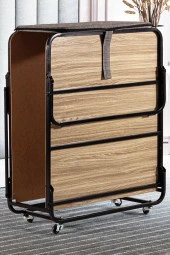 Niron Supreme Tek Kişilik Lüks Katlanır Yatak ve Karyola | 90x200 - 5