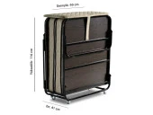 Supreme - Tek Kişilik Katlanabilir Misafir Yatağı - Lüks Katlanır Yatak - 10