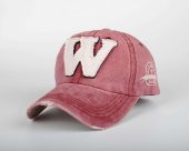 Perlotus Who What Why W Trend Erkek Kadın Eskitme Şapka Bordo - 2