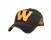 Perlotus Who What Why W Trend Erkek Kadın Eskitme Şapka Koyu Antrisit - 1