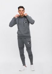 Karinmoda  Erkek Eşofman Takımı Nakışlı Aplikeli - 1