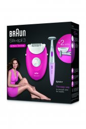 Braun Silk-Epil 3 3-420 Epilatör Ahududu Pembe - 2 Ek Parçalı Kablolu Epilatör - 5